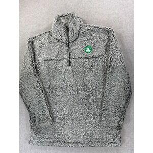 Boston Celtics Stitched Logo Fleece 1/4 Zip Pullover (Women's XL)‎ Gray